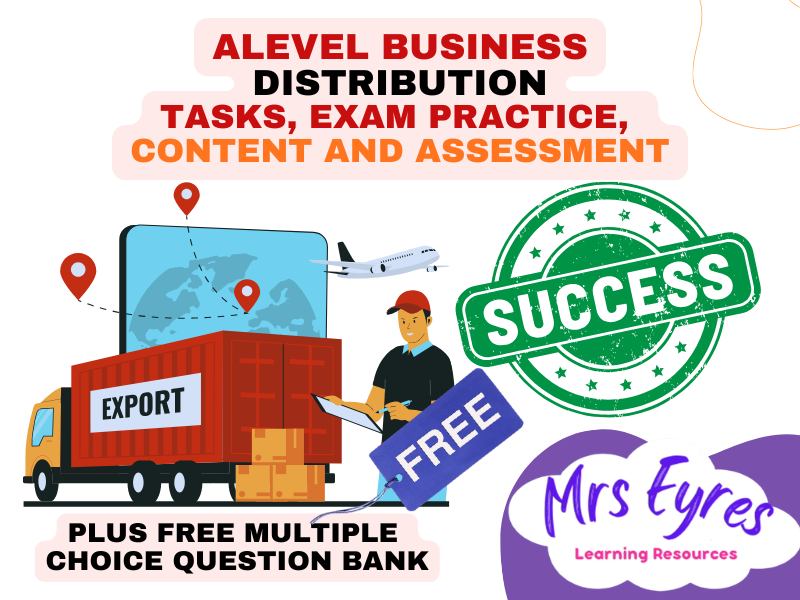 A Level Business 1.3.4 Distribution Lesson Pack + FREE MCQ Bank