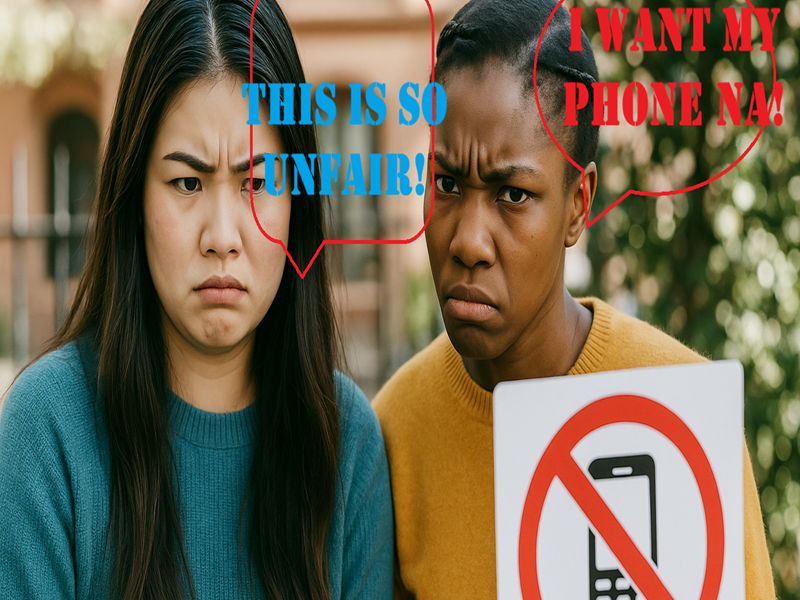 A Student Melting Down over the Cell Phone Policy