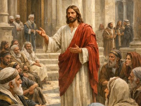 VOCABULARY STORY    HOW DID THE JEWS SHOW THEY WERE WEAK IN JERUSALM VS JESUS???