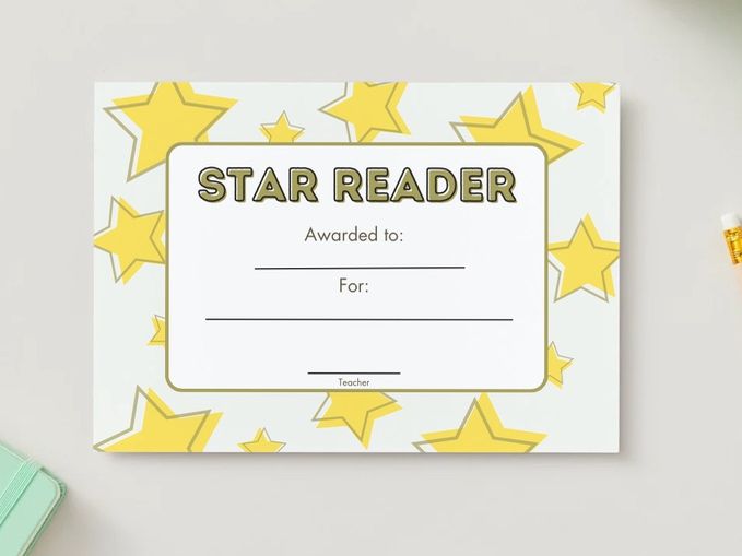 Star Reader Certificate