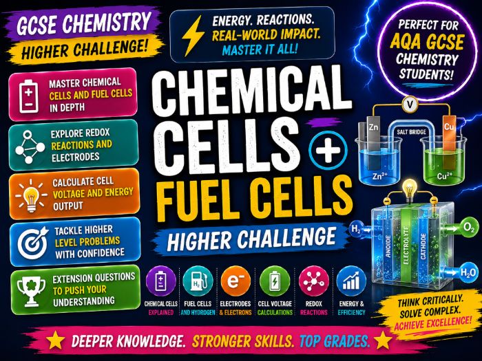 GCSE Chemistry: Chemical Cells and Fuel Cells Higher Challenge