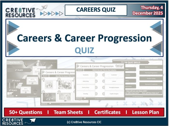 Careers & Career Progression End of Term / Unit Quiz