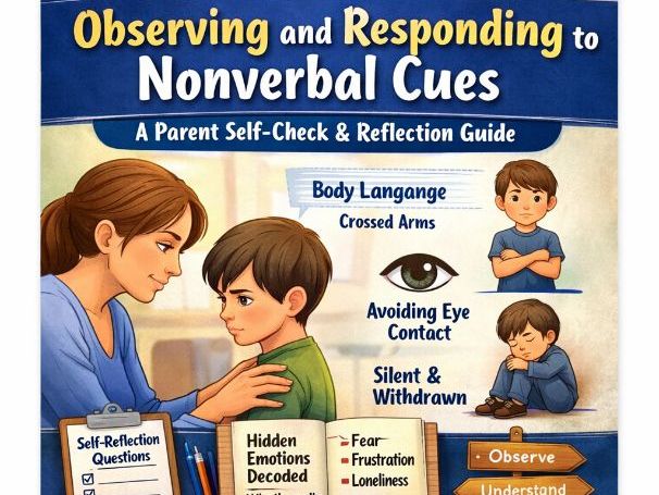 Observing and Responding to Nonverbal Cues: A Parent Self-Check & Reflection