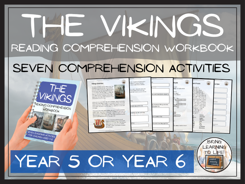 Vikings Reading Comprehension Workbook | Year 5 or Year 6