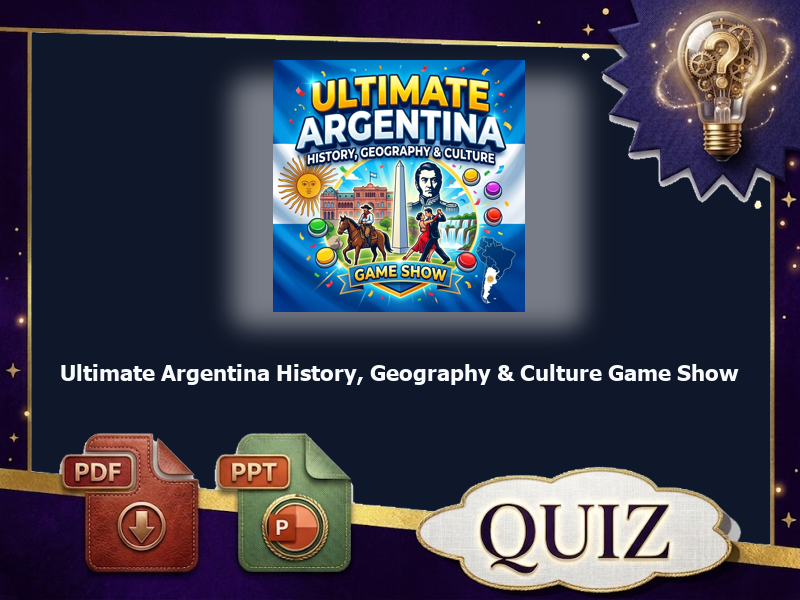 Ultimate Argentina History, Geography & Culture Game Show : 57 QUIZ & answer
