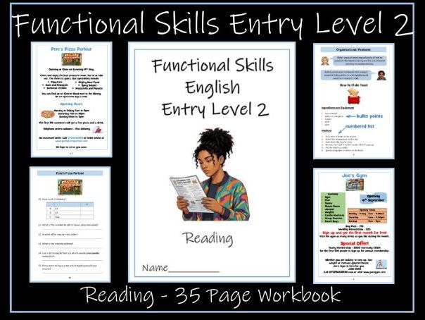 English Functional Skills Entry Level 2 Reading Workbook