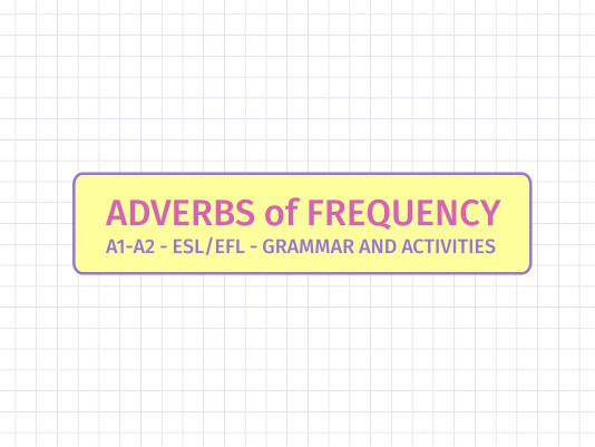 Adverbs of Frequency | Grammar & Activities | A1–A2