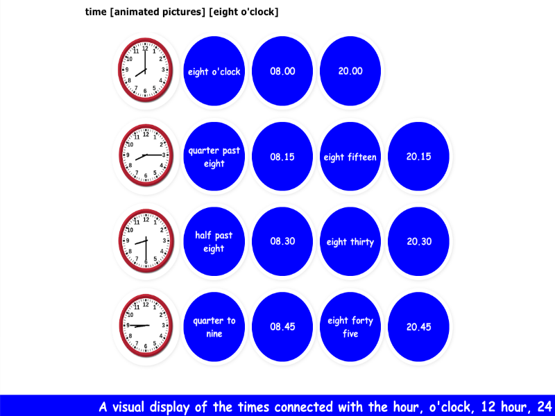 time [animated pictures] [eight o'clock]