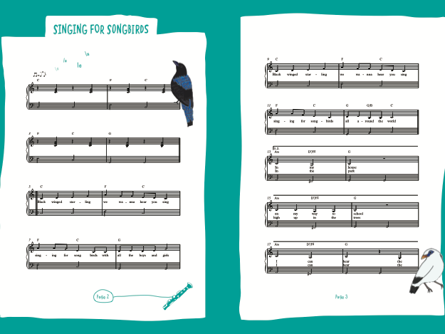 Learn at Chester Zoo - Sing for Songbirds Notation