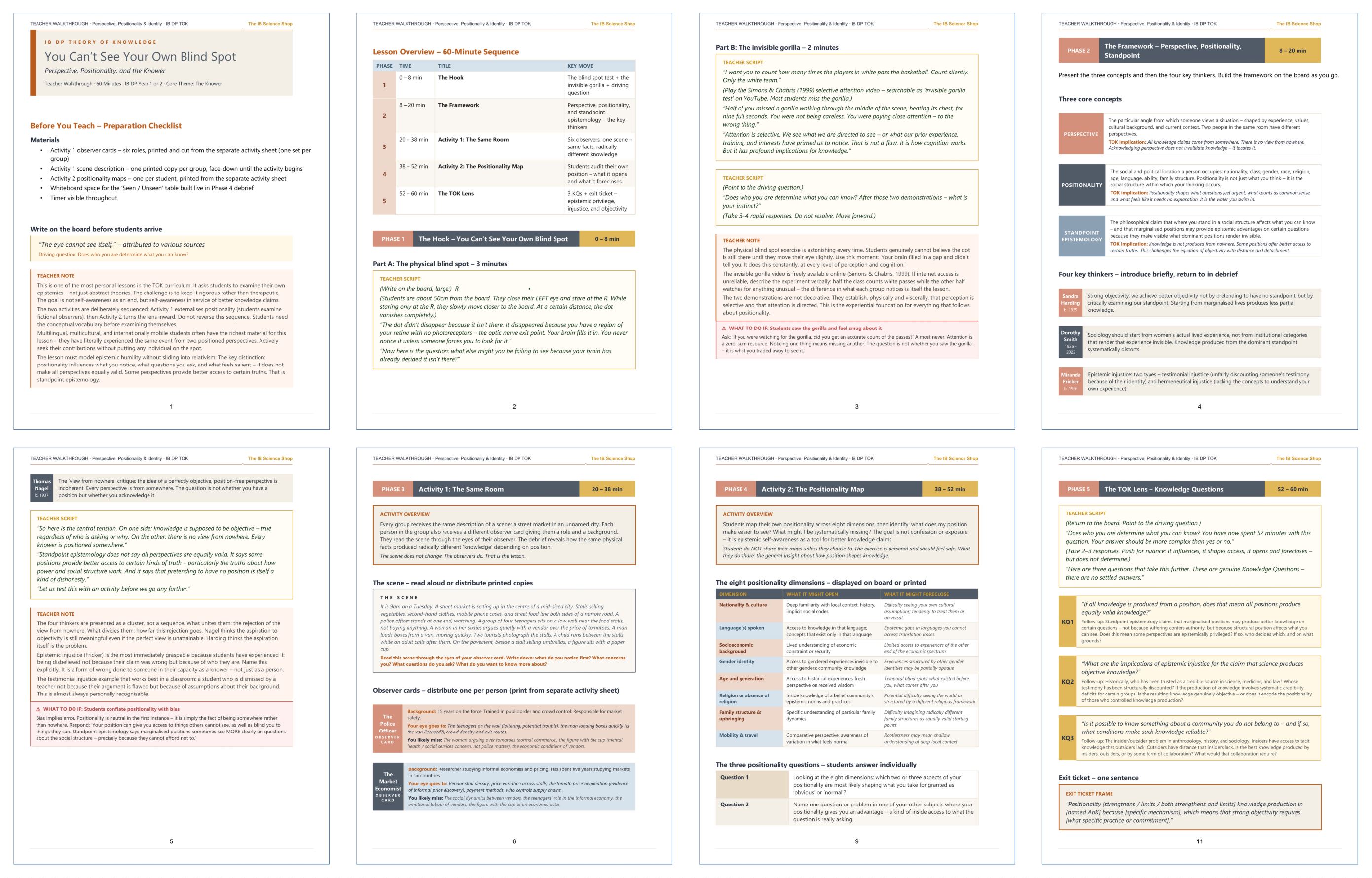 IB DP Theory of Knowledge (TOK): Perspective, Positionality and ...