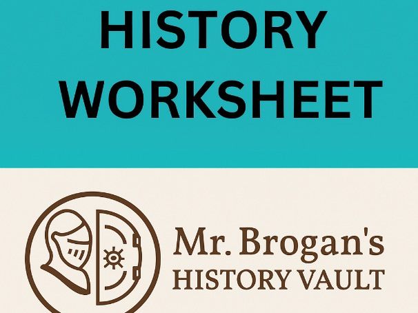 History Extended writing Support sheet