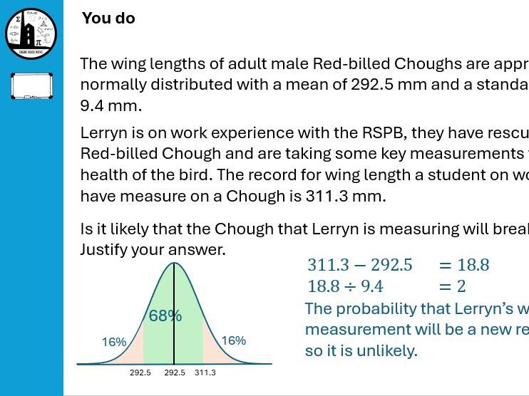 GCSE Statistics The Normal Distribution