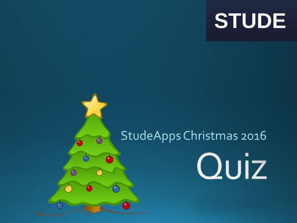 Computing Christmas Quiz 2016