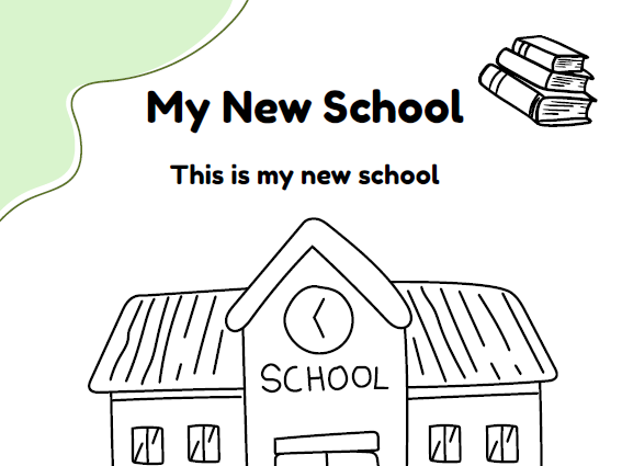 My New School Worksheet | Reception Transition Activity | EYFS