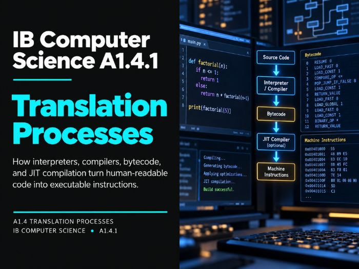 IB Computer Science A1.4.1 Translation Processes