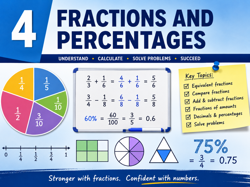 04 - Fractions and Percentages Teacher Pack - FOUNDATION Maths GCSE Pearson Edexcel