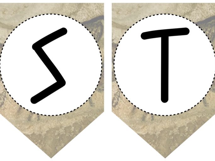 STONE AGE Printable Display Title Bunting katie wlknsn Teaching 
