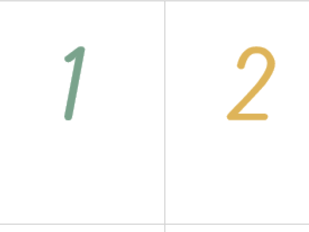 Pastel Number Cards