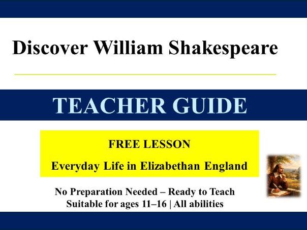 Discover William Shakespeare | FREE Sample Lesson  | (Ages 11–14)