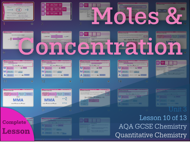 Moles and Concentration|| Quantitative Chemistry | AQA Chemistry