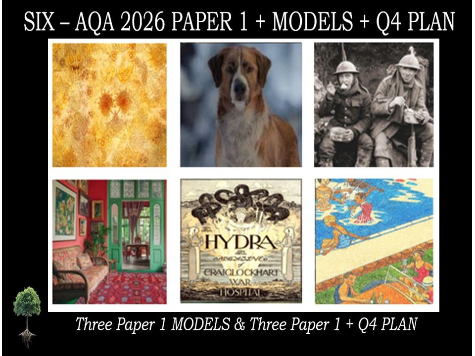 SIX - AQA PAPER 1 | 2026 FULL MOCKS | MODELS | Q4 PLAN