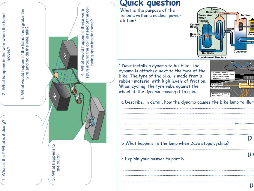 AC Generator for IGCSE Physics 0625 CIE Unit 4