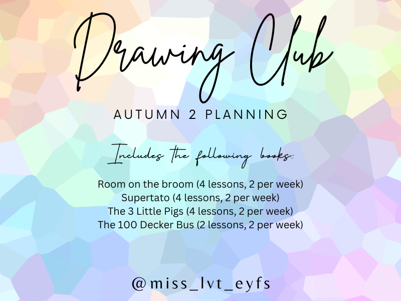 Drawing Club Reception Planning Autumn 2