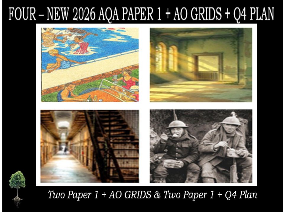 FOUR - AQA PAPER 1 | 2026 FULL MOCKS | AO GRIDS | Q4 PLAN