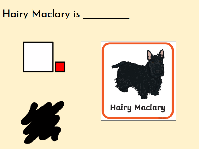 Hairy Maclary English Slides for Reception 1 week
