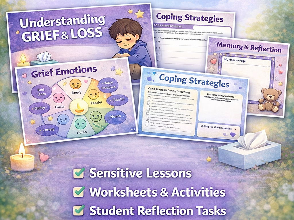 Coping with Grief & Loss PSHE Unit Bundle – Ready-to-Teach Lessons