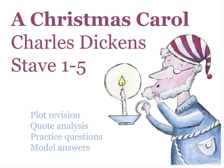 A CHRISTMAS CAROL full 5 lessons bundle