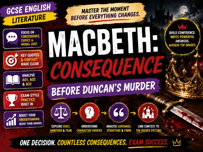 GCSE Macbeth: Consequence Before Duncan's Murder