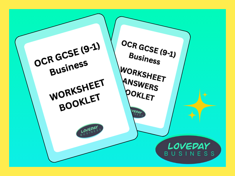 Complete GCSE Business Worksheet & Answer Booklet