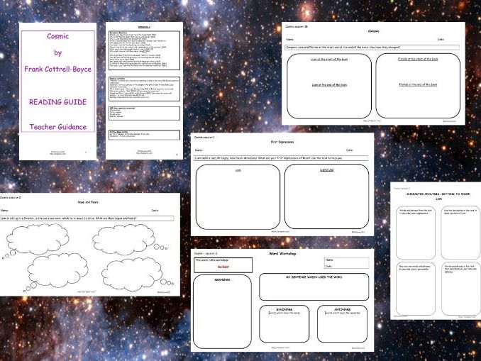 Cosmic Reading Guide and resources