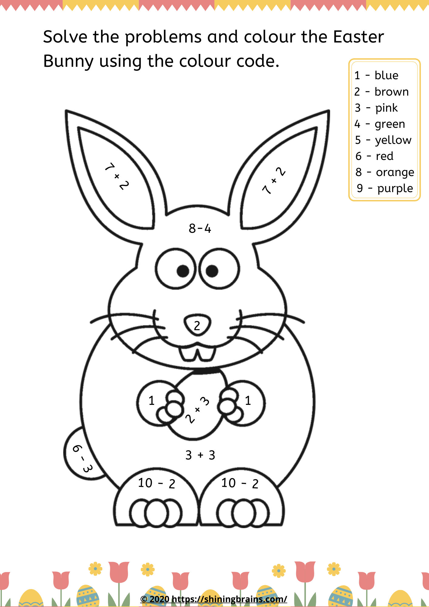 Easter Free Maths Worksheets Easter Activities Easter Free