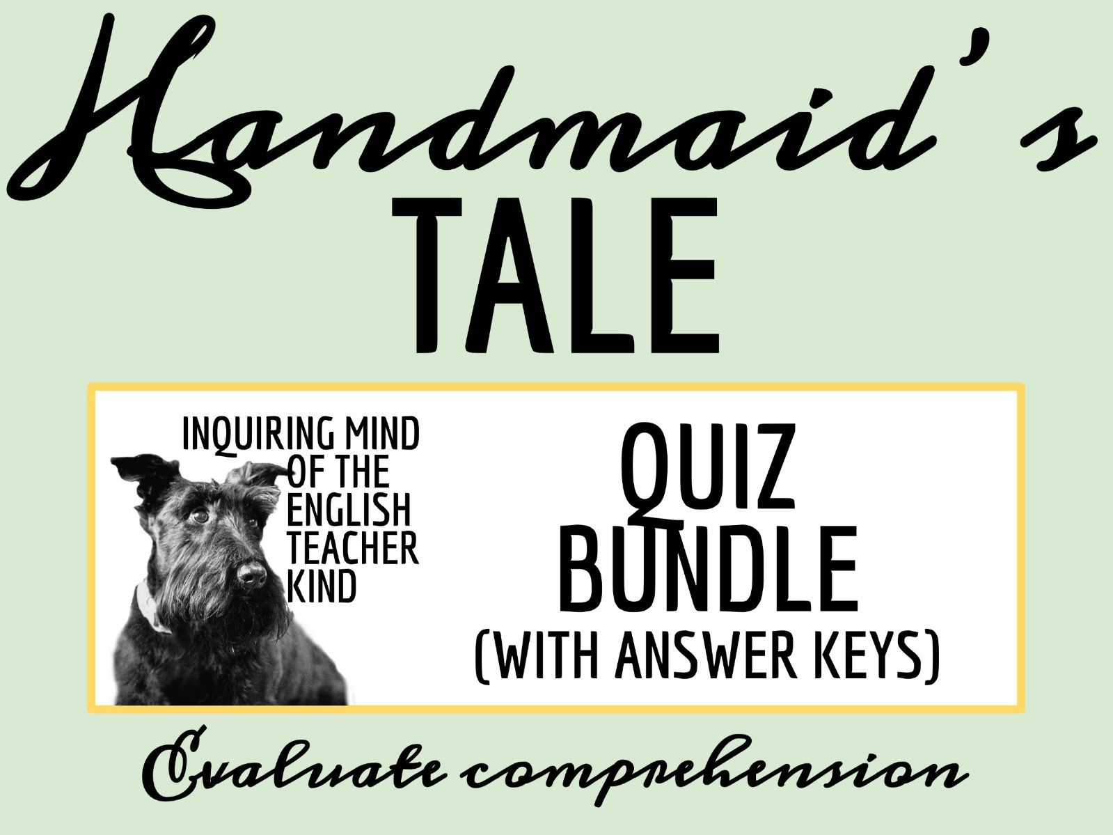The Handmaid's Tale Quiz and Answer Key Bundle