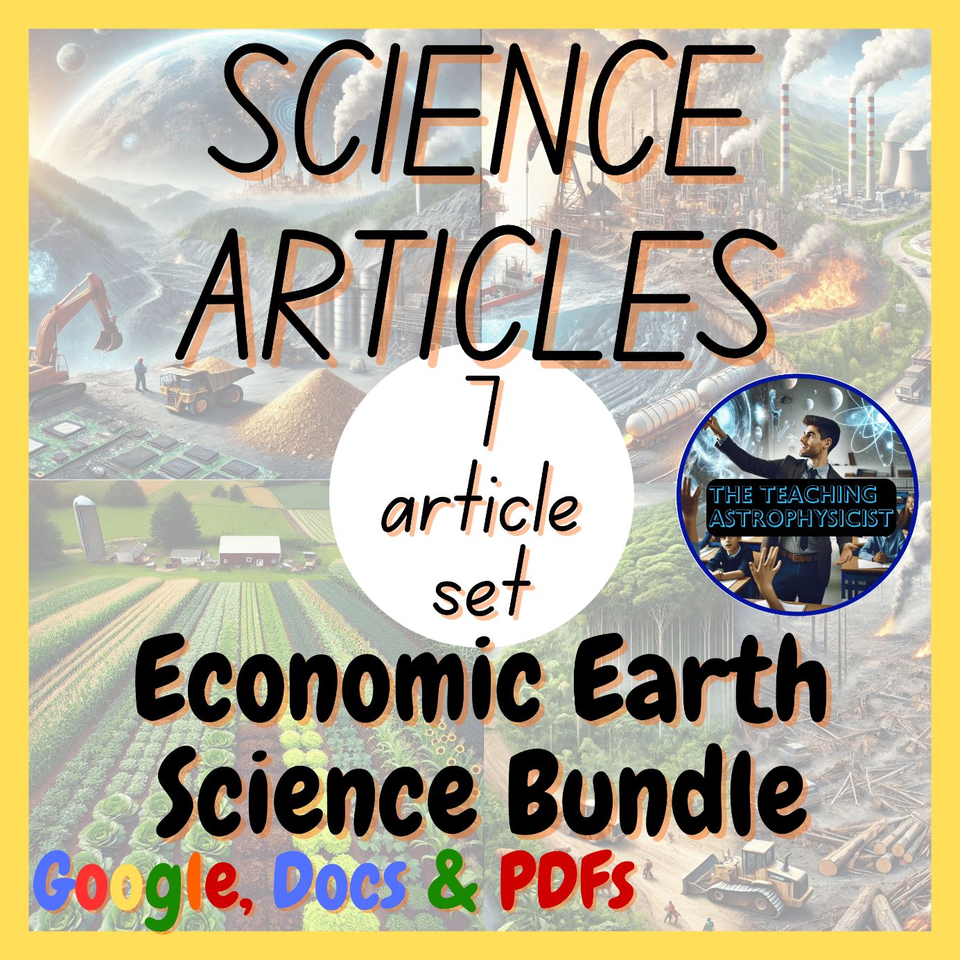 Economic Earth Science Bundle | 7 Reading Comprehension Passages & Questions