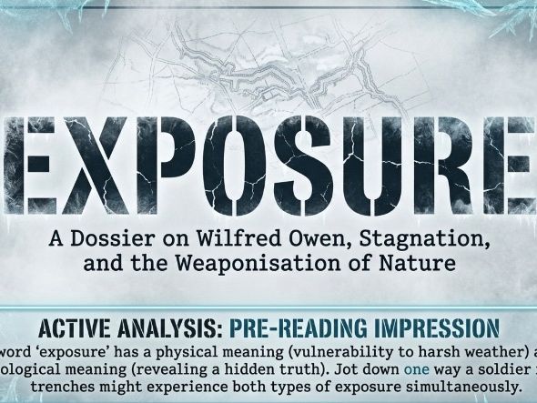 Exposure by Wilfred Owen | Edexcel Conflict Poetry Anthology | GCSE Poem