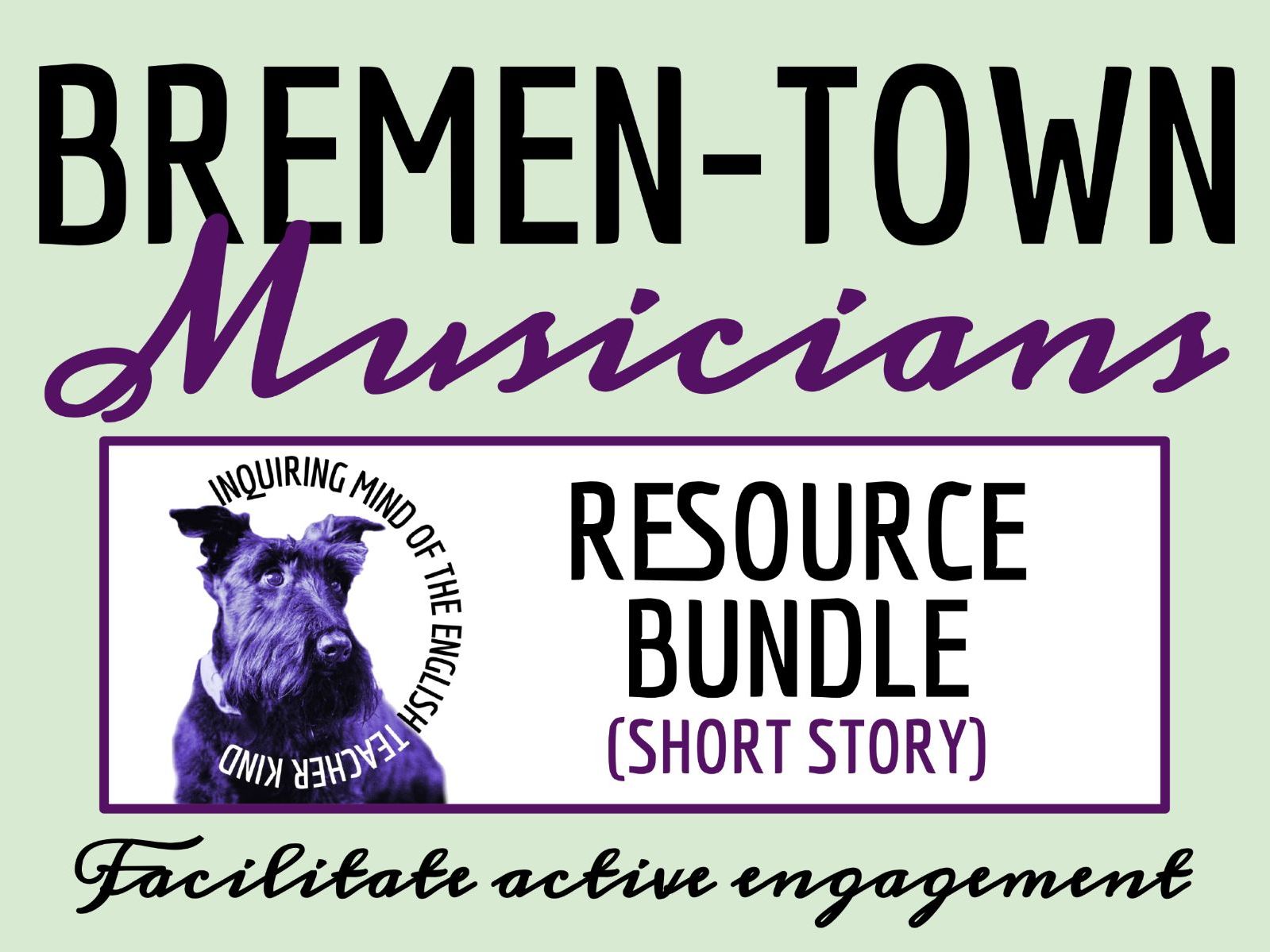 "The Bremen Town Musicians" Quiz, Analysis Worksheet, and Vocabulary Games | Grimm's Fairy Tale