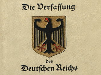 3.1 The Weimar Constitution
