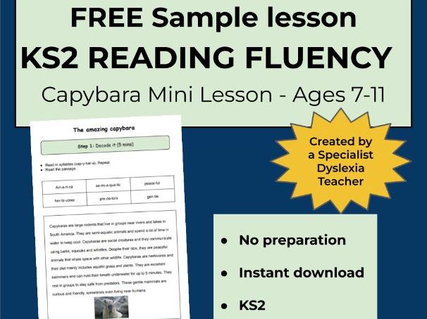 KS2 Reading Fluency Intervention – FREE Sample Lesson | Fluent Foundations (Animals)