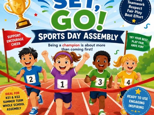 Ready, Set, Go! Sports Day Assembly KS1 AND 2