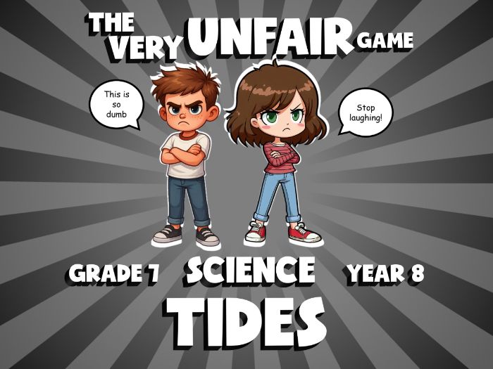 Tides VERY UNFAIR GAME | No-Prep Year 8 Science Review Activity
