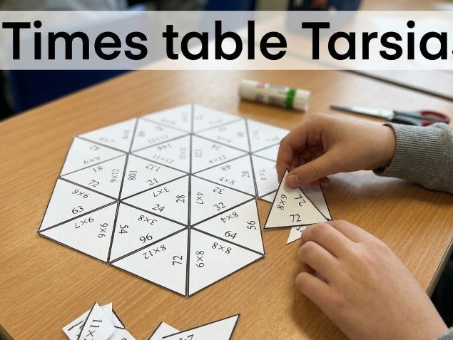 Best Times Table Tarsia - ideal filler