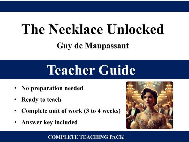 The Necklace Unlocked: A Teacher Guide | A Complete Unit | No Planning Needed