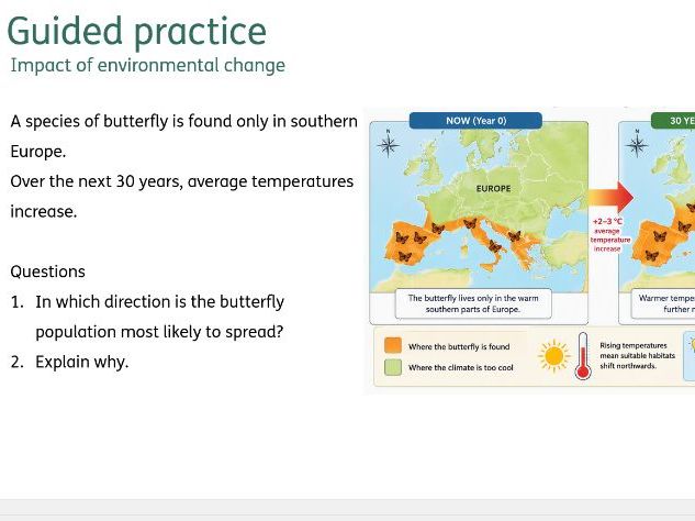 Biology AQA 4.7 Ecology - Guided practice