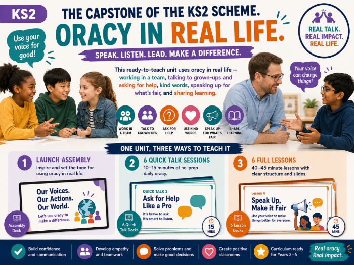 KS2 Oracy Unit 6: Oracy Everywhere | Real-Life Talk & Life Skills