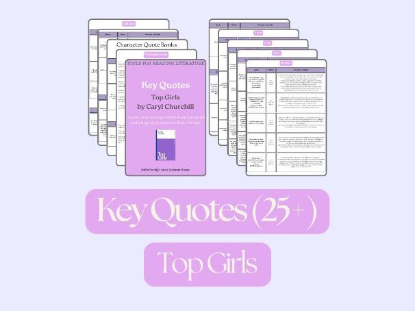 Top Girls: The Ultimate Character Quote Bank