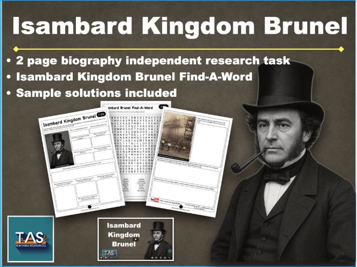 Engineer Isambard Kingdom Brunel Research Task