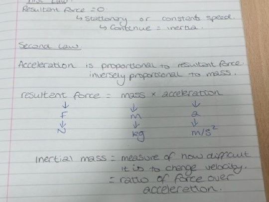 AQA Physics Forces teacher notes